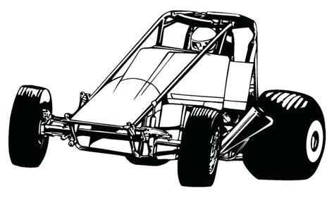 Sprint Car Drawing At Explore Collection Of Sprint