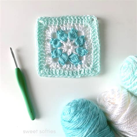 Floral Granny Square Free Crochet Pattern Video Tutorial Sweet