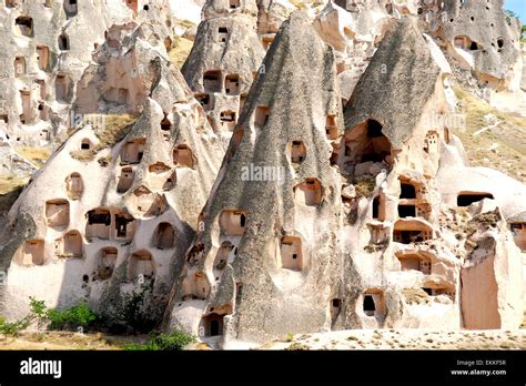 Cappadocia Cave Houses Central Turkey Stock Photo Alamy