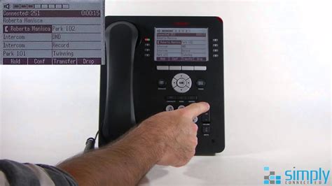 Simply Connected's Basic Guide to the Avaya 9608 IP Telephone - YouTube