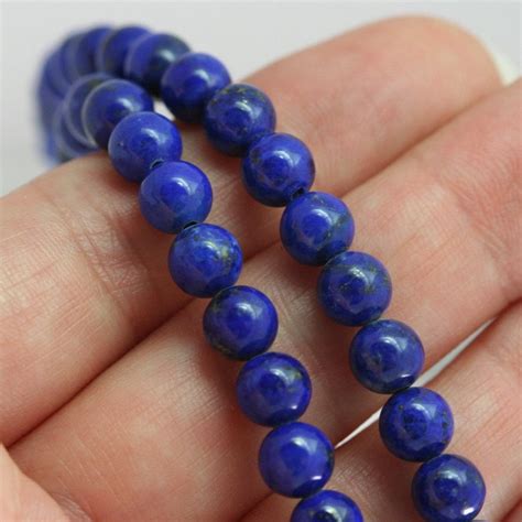Lapis Lazuli Beads 6mm Round Etsy
