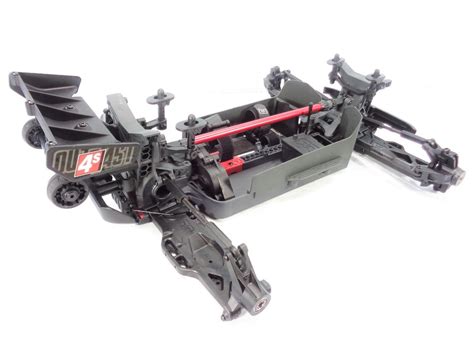 new arrma outcast 4x4 4s blx chassis set arms motor mount gear boxes tower brace ebay