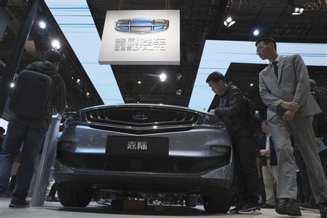 China S Geely Baidu Announce Electric Car Ventures AP News