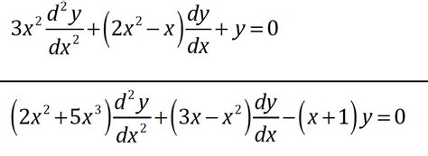 solved use the method of frobenius to find solutions for the
