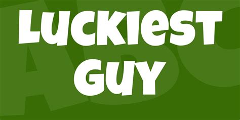 Luckiest Guy Font Free Download For Web
