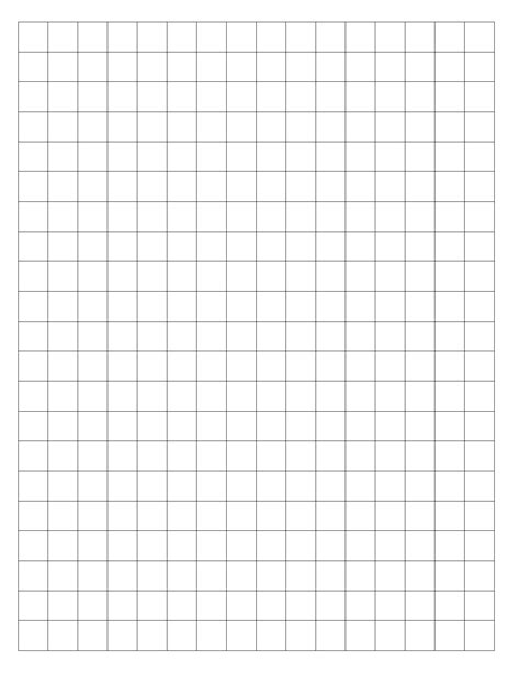 Free Printable 1/2 Inch Graph Paper
