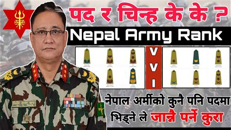 Nepal Army Rank And Structure Detail Gorkhali Nepal Army Youtube