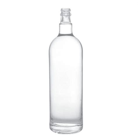 1 Liter Glass Bottle 1l Vodka Bottle Hiking Glass Bottle Supplier