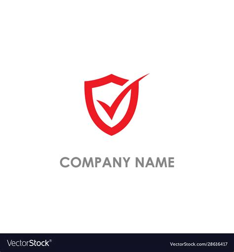 Check List Shield Safe Logo Royalty Free Vector Image