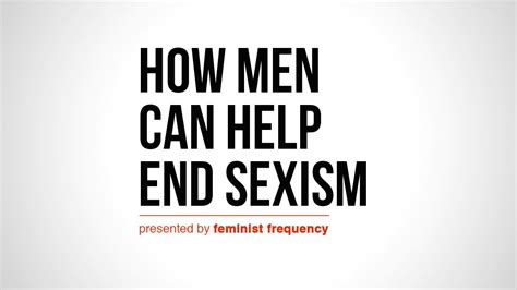 5 Ways Men Can Help End Sexism Youtube