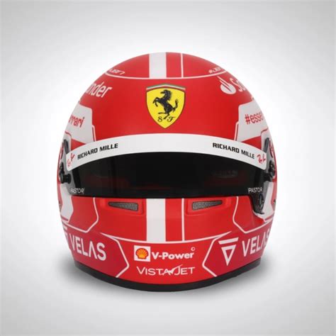 Charles Leclerc F1 2023 Scuderia Ferrari F1 Bell 12 Mini Helmet Hkf1