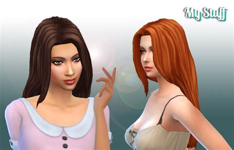 Mystufforigin Gorgeous Hairstyle Sims 4 Hairs