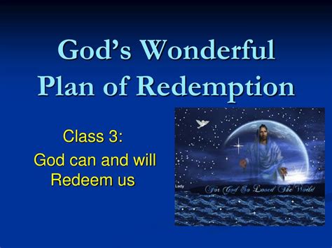 Ppt Gods Wonderful Plan Of Redemption Powerpoint Presentation Free