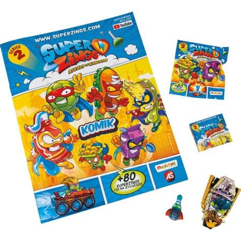 As Company Superzings Series 2 Comic Guide Starter Pack For Ages 3