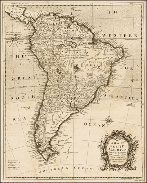 A Map Of South America With All The European Settlements And Whatever