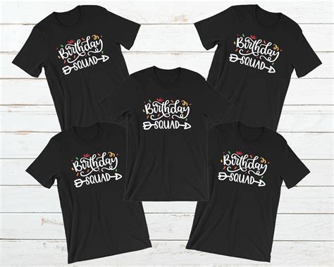 Matching birthday shirts for women. Birthday Squad Shirt, Group Birthday Shirt, Birthday Crew ...