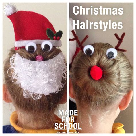 This christmas hairstyle can be attained from the comfort of your house. Christmas Hairstyles for Girls | Made For School