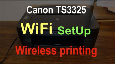 It allows a network/printer administrator to manage printers on network. Canon TS3325 WiFi SetUp review !! - YouTube