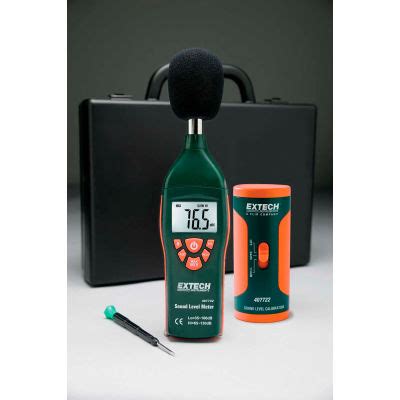 The offer is only available if you go online and perform a few steps to get to a popup screen that will allow you to enter your application. Extech 407732-KIT Low/High Range Sound Level Meter Kit, Plastic, 9V battery | B1642264 ...