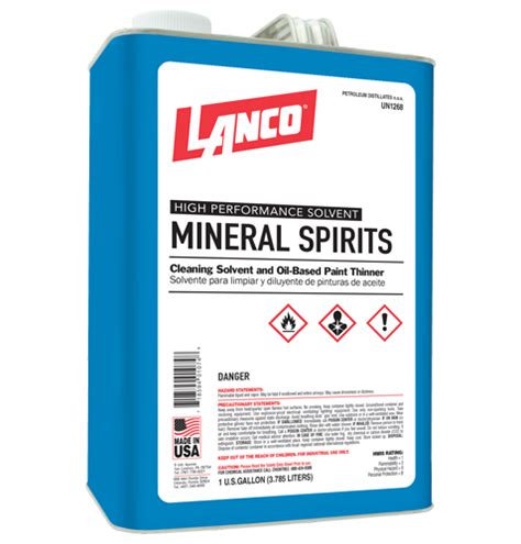 Mineral Spirits good quality mineral spirit that does not ...