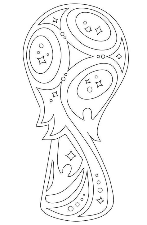 fifa world cup trophy logo s coloring pages