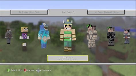 Minecraft Xbox 360 Edition Skin Pack 5 Youtube