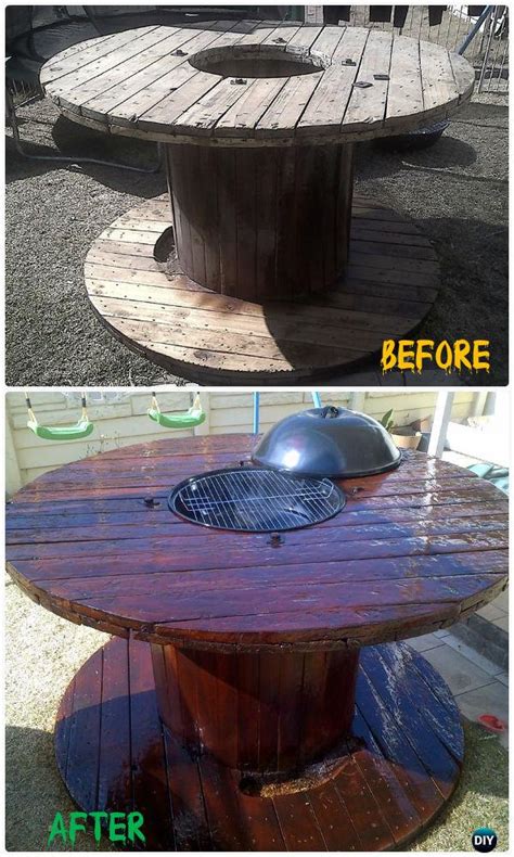 Depending on the design you select, the cost and level of skill needed will vary greatly. DIY Recycled Wood Cable Spool Furniture Ideas, Projects & Instructions
