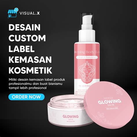 Jual Jasa Desain Label Skincare Desain Kemasan Kosmetik Desain