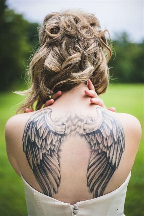 Details About Female Angel Tattoo Super Hot Billwildforcongress