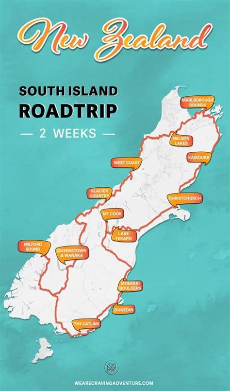 New Zealand South Island Road Trip 2 Week Itinerary Craving Adventure