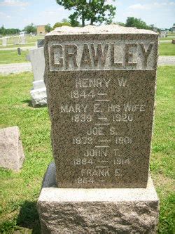 Joe S Crawley 1872 1901 Find A Grave Memorial