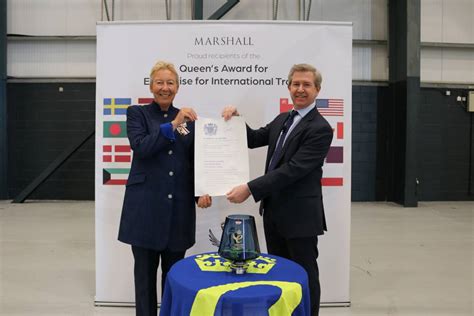 Marshall Honoured With Queens Award For Enterprise For International