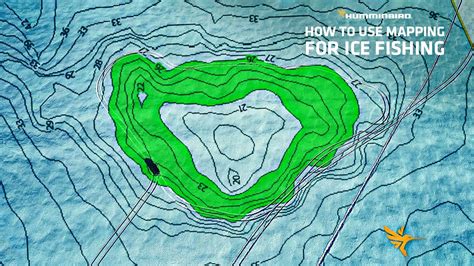 How To Use Lake Maps For Ice Fishing Youtube