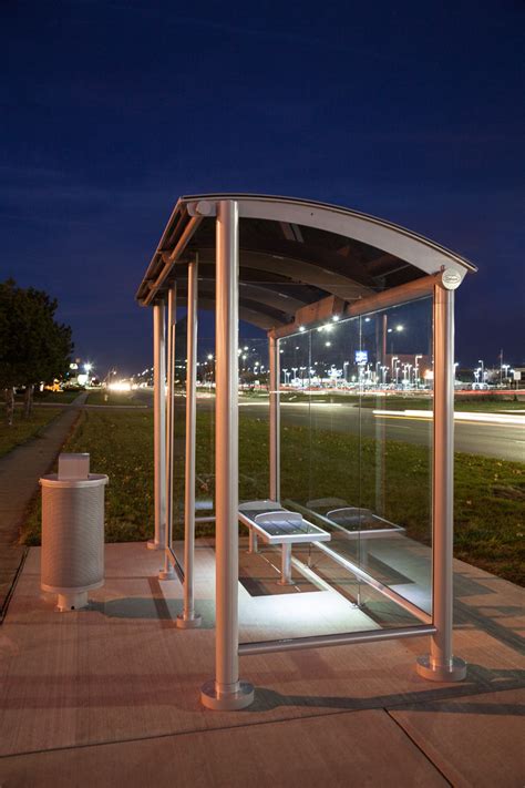 Smart Eclipse Solar Bus Stop Shelter Por Brasco International Archello