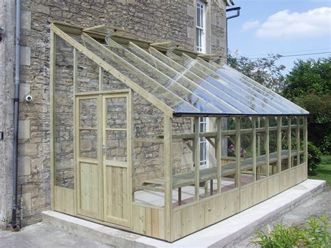 Lean to greenhouses are great because: On the wall 6.5 feet wide | Home greenhouse, Backyard ...