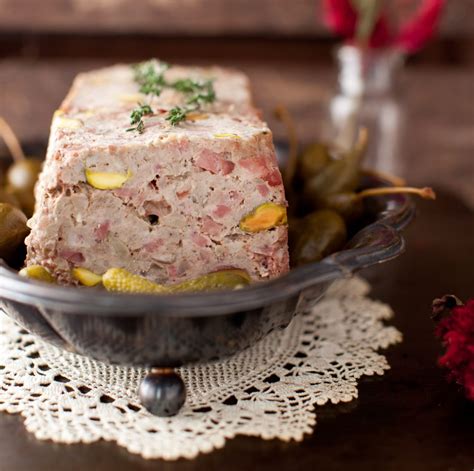 Country Pate With Pistachios Cooking Melangery