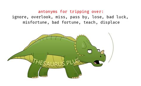Tripping Over Synonyms And Tripping Over Antonyms Similar And Opposite Words For Tripping Over