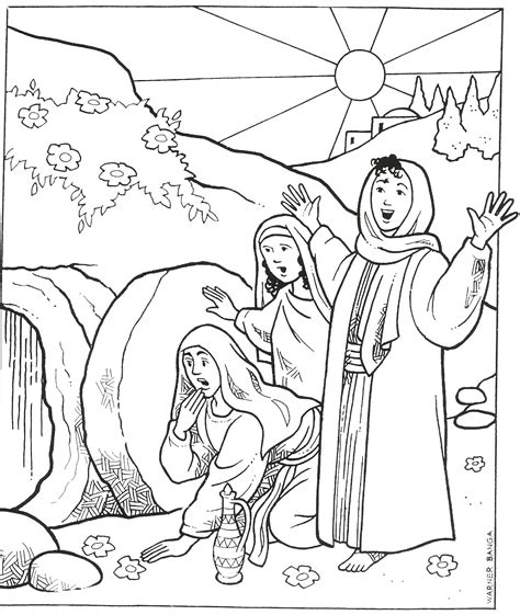 Coloring Pages Of Jesus Resurrection Bellajapapu