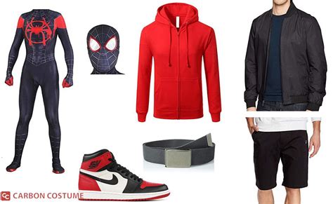 Spider Man Miles Morales From Into The Spider Verse Costume Spiderman