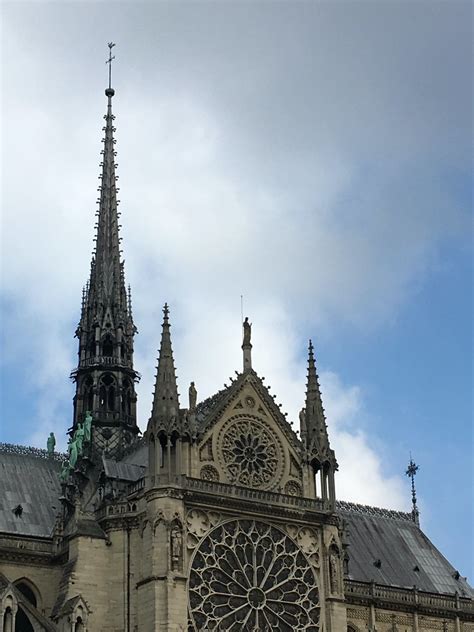 Paris France Notre Dame Cathedral Cathédrale Notre Dame De Paris