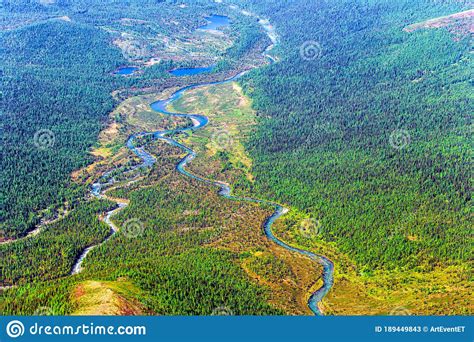 River Valley In The Mountains Mountain Rivers Aerial View