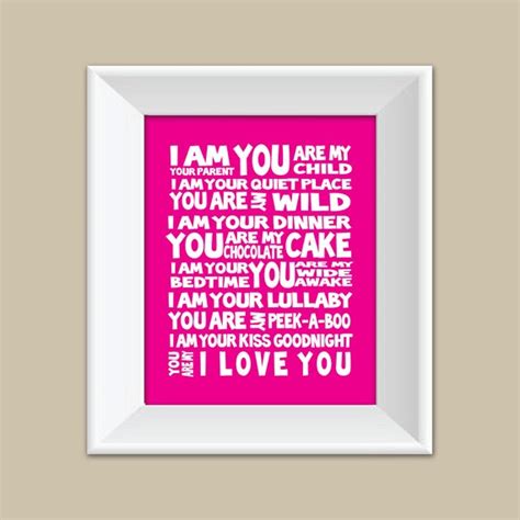 Items Similar To I Am Your Parent You Are My Child 8x10 Print