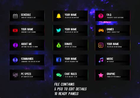 Download twitch desktop for windows pc from filehorse. 120+ FREE Twitch Panels for Streamers | Graphic Design ...