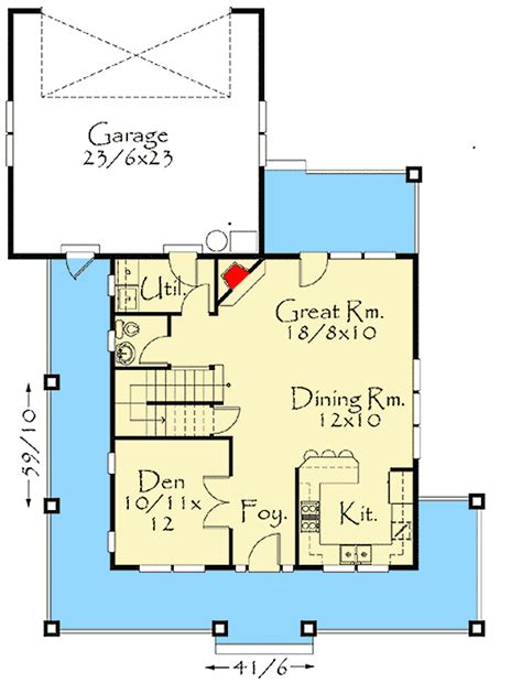 Traditional Four Square Home Plan 85027ms Architectural Designs