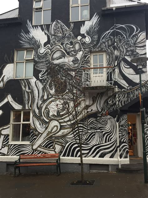 Street Art In Reykjavik Street Art Art Graffiti