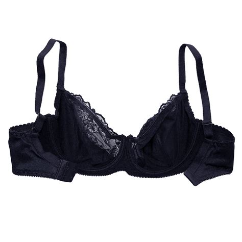 minimizer sheer lace unlined plus size comfort full coverage sleep figure bra ebay