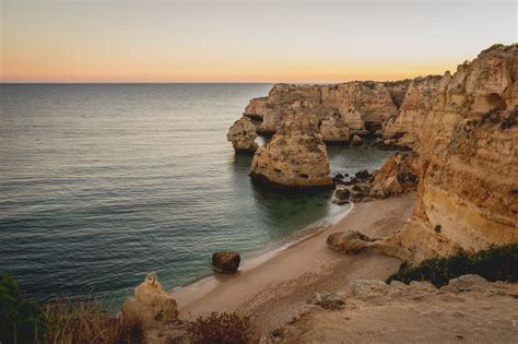 Free Stock Photo Of Algarve Beach Cliffs