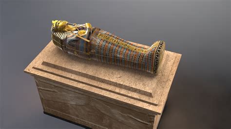 Hd Tutankhamun Sarcophagus Model Turbosquid 1246731