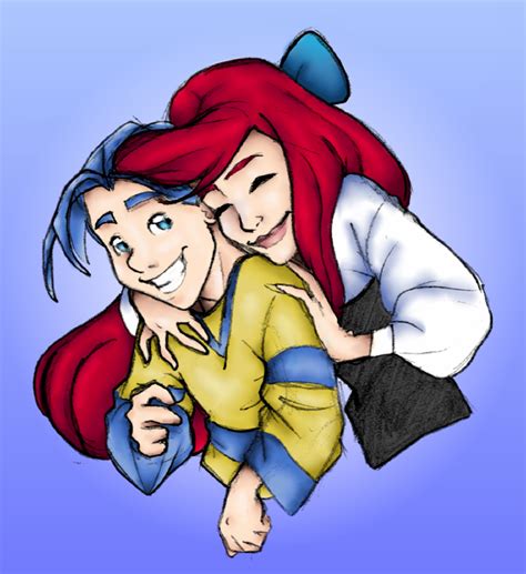 ariel and human flounder colo by white magician on deviantart