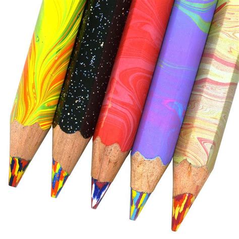 Getty Marbled Tricolor Pencil Colored Pencils Pencil Crayon Drawings